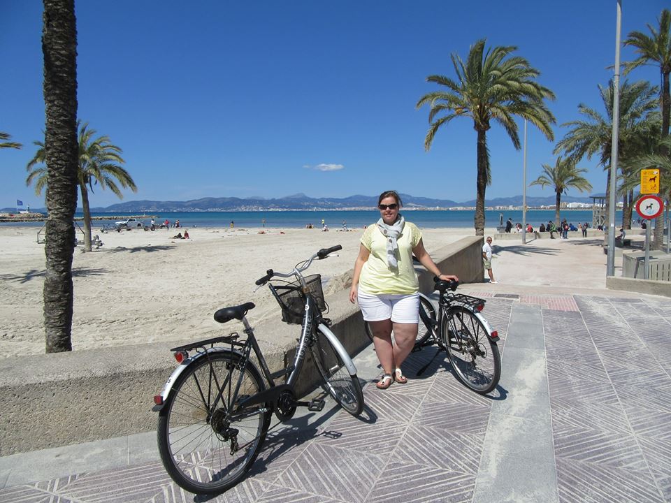 Lekker fietsen op de boulevard